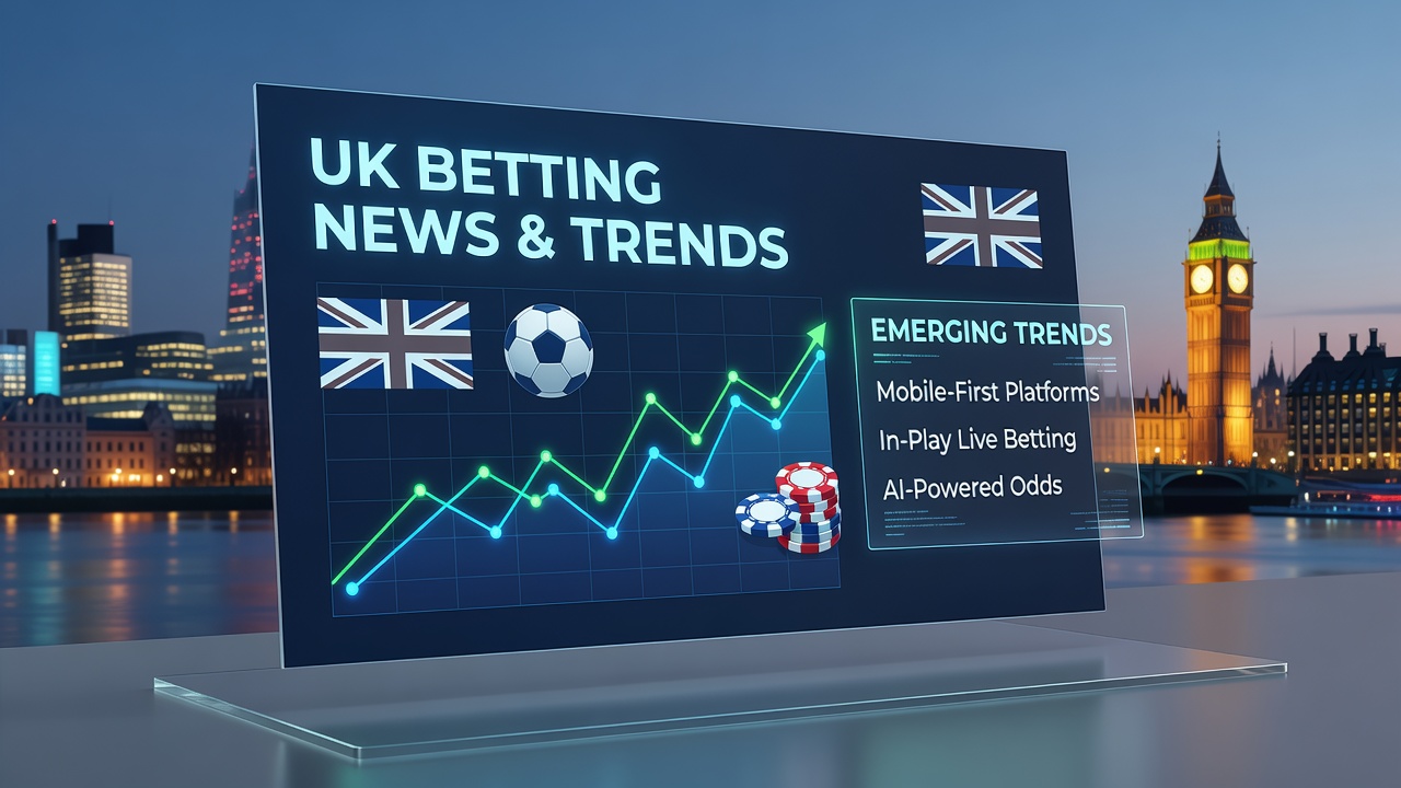 Graph showing surge in UK-listed gambling stocks amid US regulatory news on prediction markets