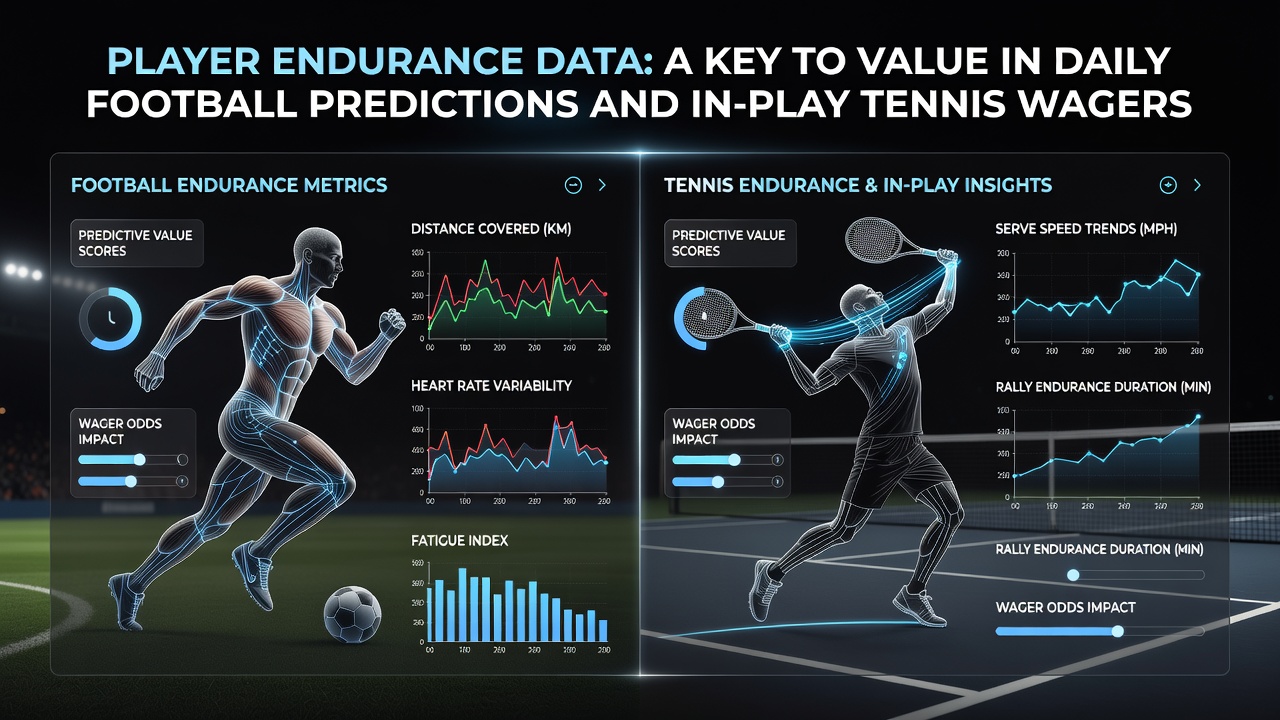 Live tennis match endurance graphs showing fatigue trends during extended sets