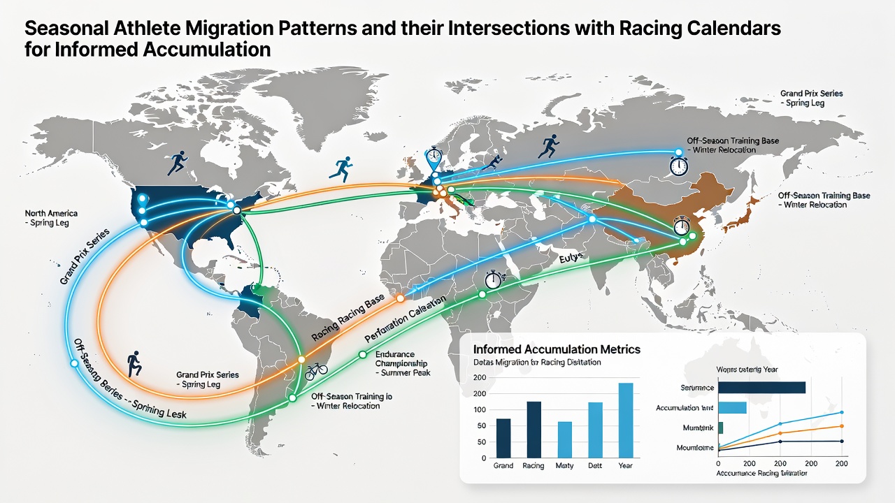 Jockeys and horses at international racing events showing seasonal shifts